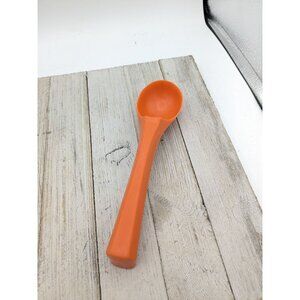 Vintage Rubbermaid 1910 Orange Plastic Ice Cream Scoop 7 1/2" #3